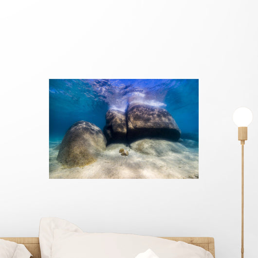 Boulders Lake Tahoe Nevada Wall Decal