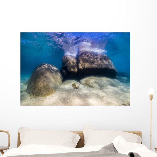 Boulders Lake Tahoe Nevada Wall Decal