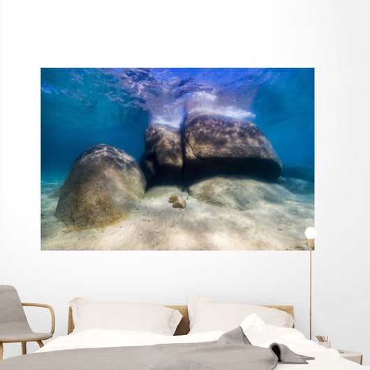 Boulders Lake Tahoe Nevada Wall Decal