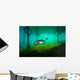 Largemoouth Bass Hiding under Wall Decal