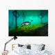 Largemoouth Bass Hiding under Wall Decal