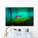 Largemoouth Bass Hiding under Wall Decal