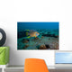 Blue Angelfish Swimming Wall Decal