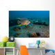 Blue Angelfish Swimming Wall Decal