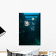 Atlantic Spadefish Swimming Vertical Wall Decal