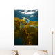 Giant Kelp Floats up Wall Decal