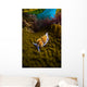Opalescent Nudibranch Crawls along Wall Decal