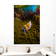 Opalescent Nudibranch Crawls along Wall Decal