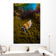 Opalescent Nudibranch Crawls along Wall Decal