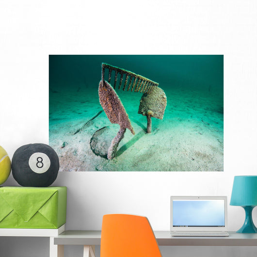 Work Tools Buried Sand Wall Decal
