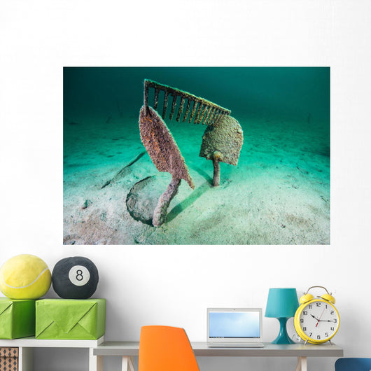 Work Tools Buried Sand Wall Decal