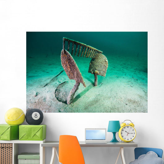 Work Tools Buried Sand Wall Decal