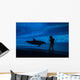 Boy Connects with Dolphin Wall Decal