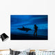 Boy Connects with Dolphin Wall Decal