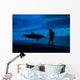 Boy Connects with Dolphin Wall Decal