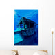 Freediver Descends to Uss Wall Decal