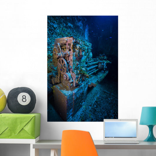 Look inside Uss Kittiwake Equipment Wall Decal