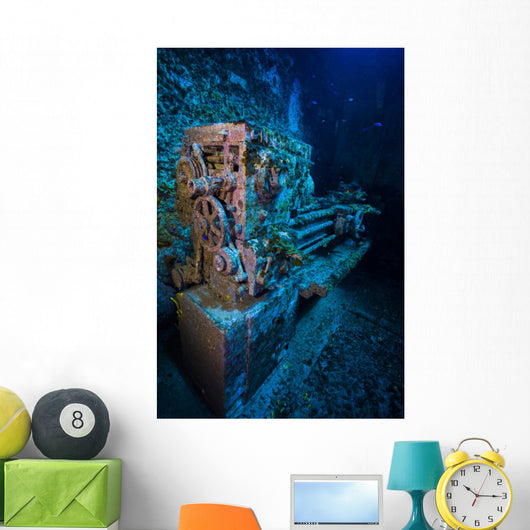 Look inside Uss Kittiwake Equipment Wall Decal