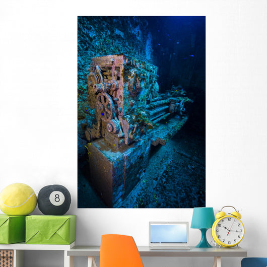 Look inside Uss Kittiwake Equipment Wall Decal