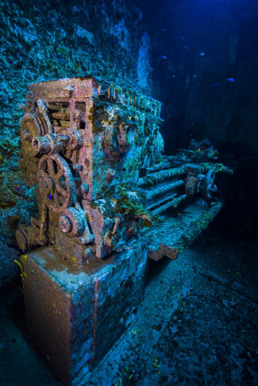 Look inside Uss Kittiwake Equipment Wall Decal