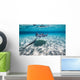 Southern Stingrays Sandbar Swimming Wall Decal