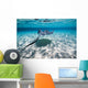 Southern Stingrays Sandbar Swimming Wall Decal
