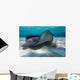 Southern Stingrays Sandbar Left Side Wall Decal