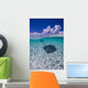 Southern Stingrays Sandbar Vertical Wall Decal