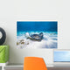 Stingrays Swim through Deeper Wall Decal