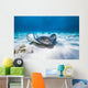 Stingrays Swim through Deeper Wall Decal