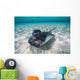 Southern Stingray Sandbar Swimming Wall Decal