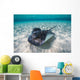 Southern Stingray Sandbar Swimming Wall Decal