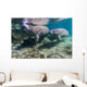 Manatee with Calf Crystal Swimming Wall Decal