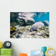 Manatee with Calf Crystal Wall Decal