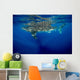 Whale Shark Isla Mujeres Swimming Away Wall Decal