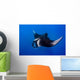Oceanic Manta Ray Feeding Wall Decal