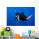 Oceanic Manta Ray Feeding Wall Decal
