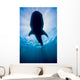 Whale Shark Isla Mujeres Silhouette Wall Decal