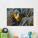 False Clownfish and Anemone Close-up Wall Decal