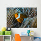 False Clownfish and Anemone Close-up Wall Decal