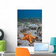 Starfish near Blue Heron Wall Decal