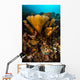 Coral Reef Raja Ampat Yellow Wall Decal