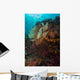 Coral Reef Raja Ampat School of Fish Wall Decal