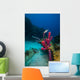 Coral Reef St Croix Pink Plant Wall Decal