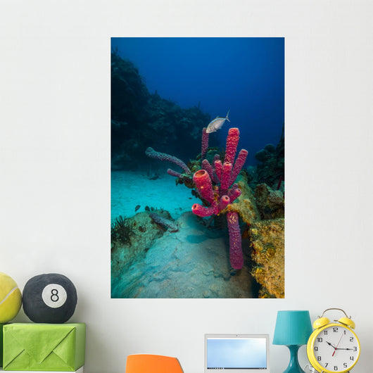 Coral Reef St Croix Pink Plant Wall Decal