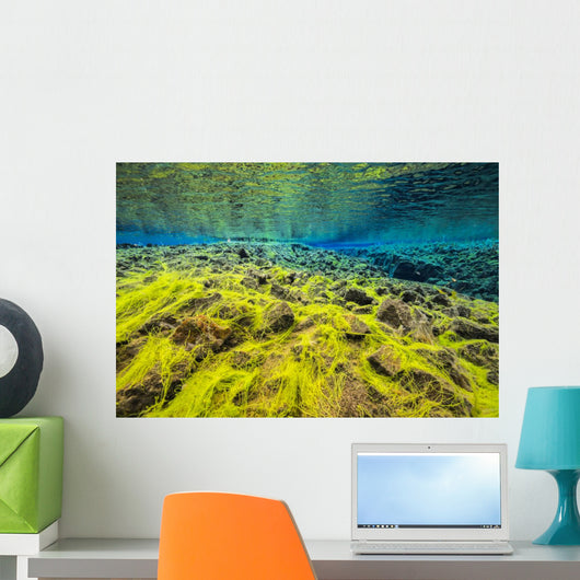Diving Silfra Iceland Water Wall Decal