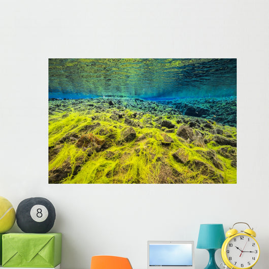 Diving Silfra Iceland Water Wall Decal
