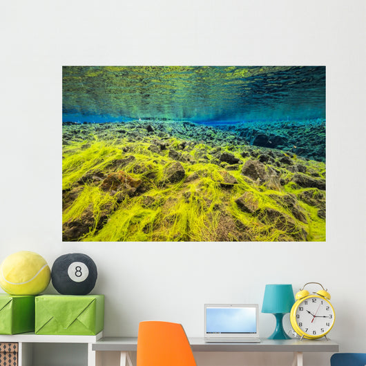 Diving Silfra Iceland Water Wall Decal