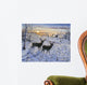 Two Deer In The Moonlight Wall Mural