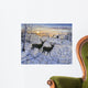 Two Deer In The Moonlight Wall Mural